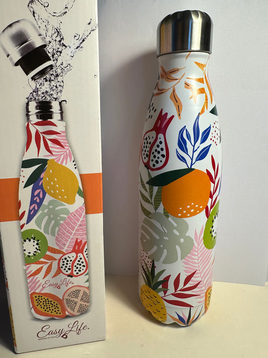 Tropical thermal water bottle