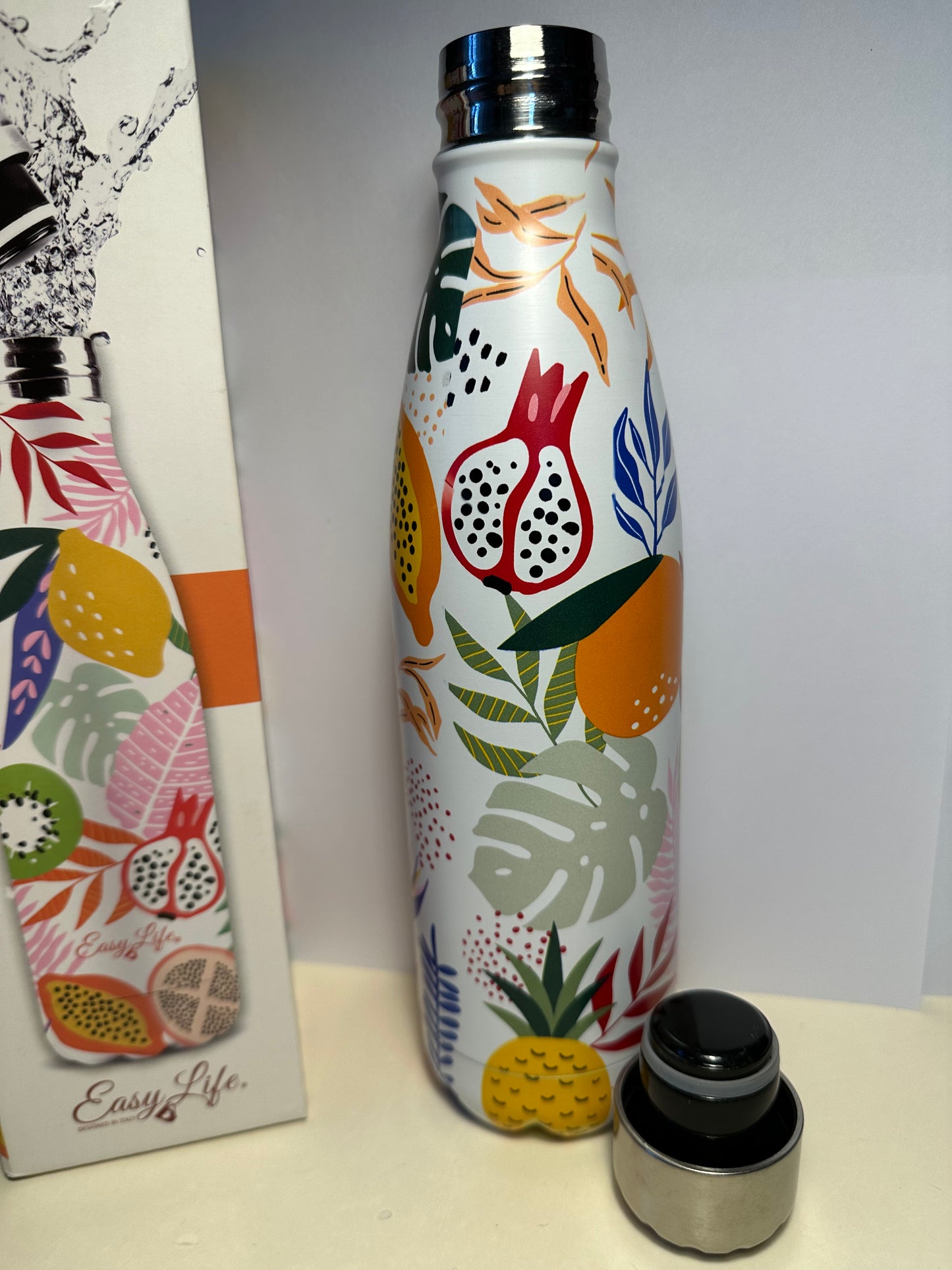 Tropical thermal water bottle