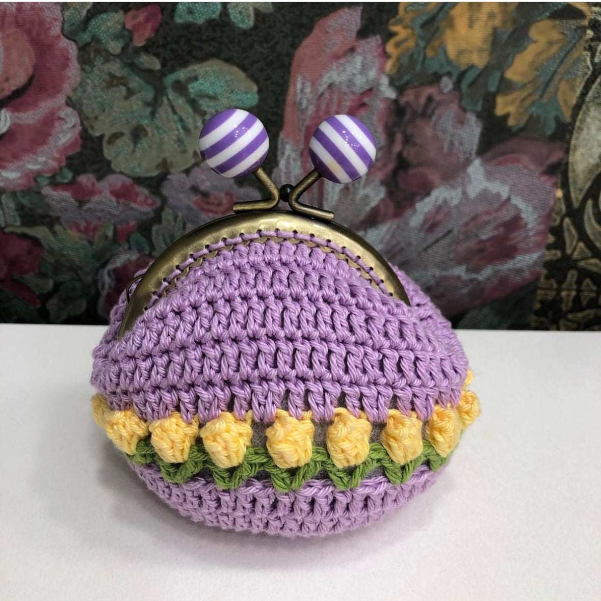 Crochet coin purse