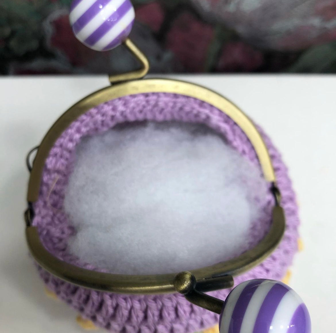 Crochet coin purse