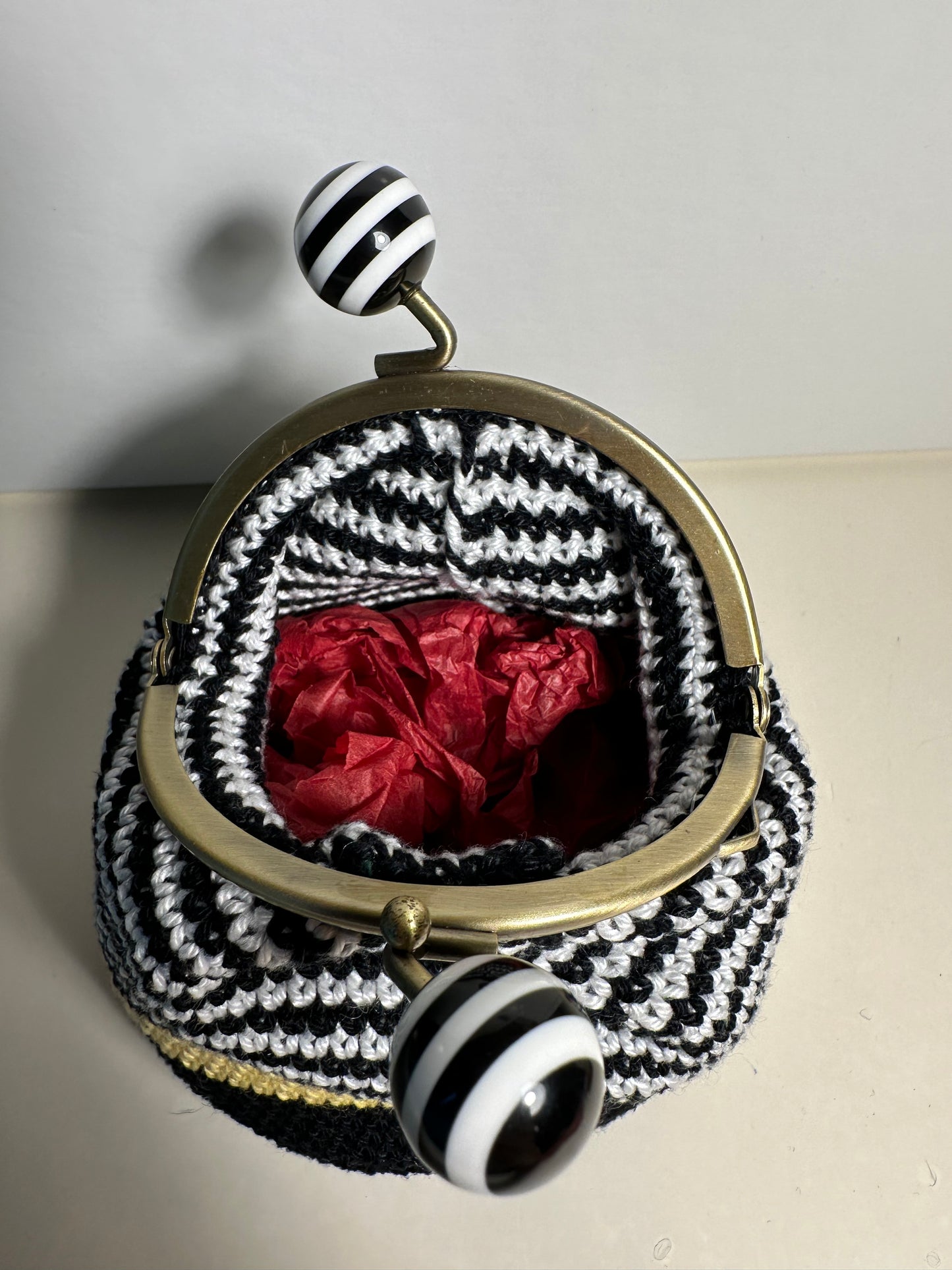 Crochet coin purse