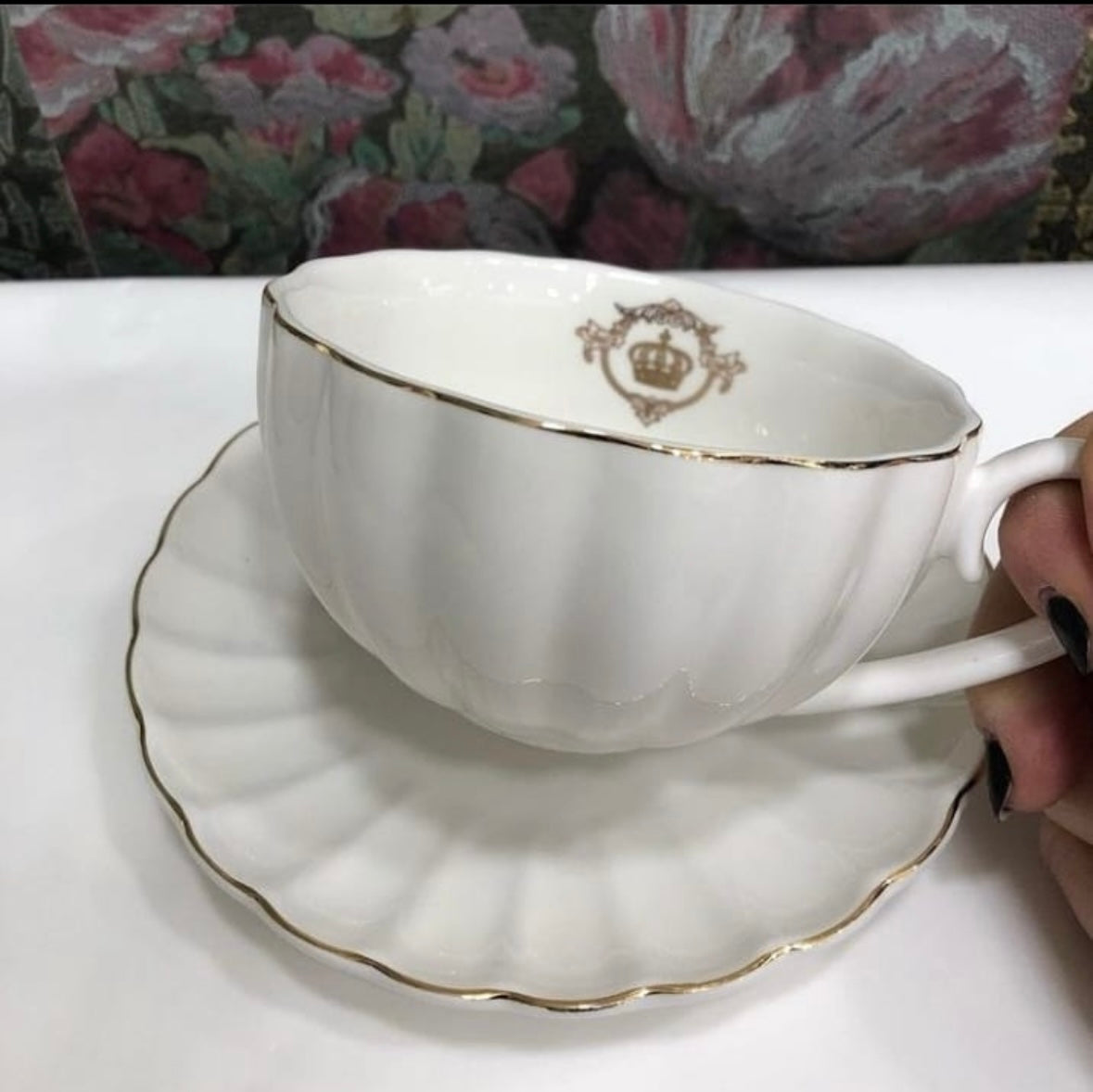 White Royal teacup