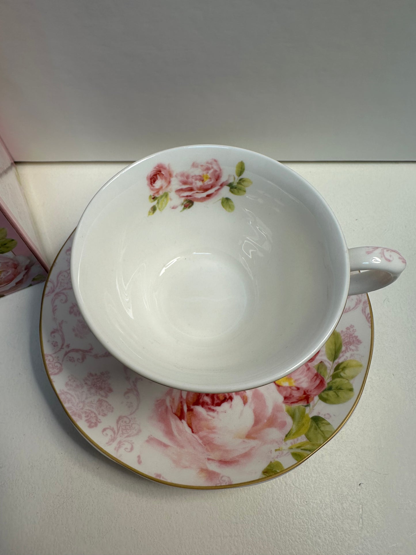 Floral Damask teacup