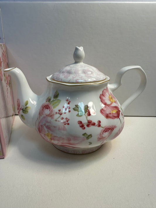 Floral Damask teapot