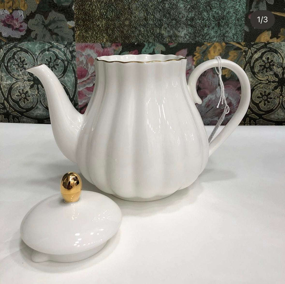 White Royal teapot