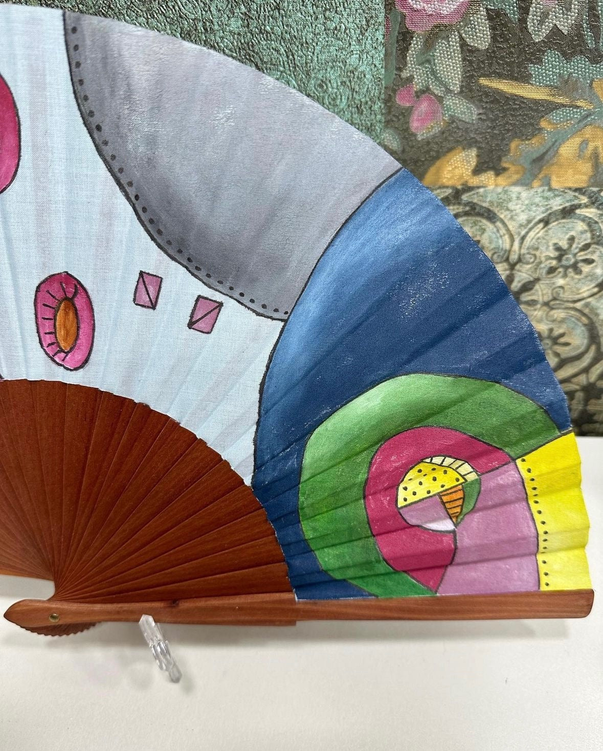 Hand painted fan